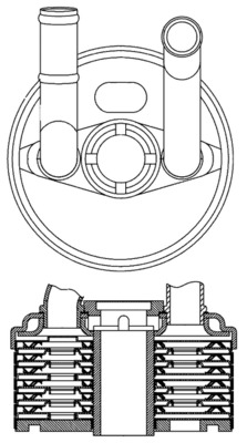 MAHLE CLC184000S — Радиатор масла АКПП