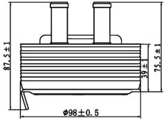 MAHLE CLC197000S — Масляный радиатор