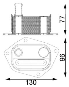 MAHLE CLC198000S — Масляный радиатор