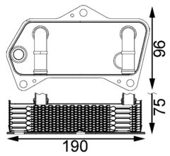 MAHLE CLC202000S — Radiator ulei cutie de viteze automată