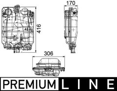MAHLE CRT102000P — Vas de expansiune