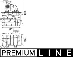 MAHLE CRT225000P — Vas de expansiune
