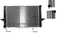 MAHLE CR164000S — Radiator răcire motor