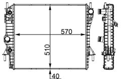 MAHLE CR1965000P — Radiator răcire motor