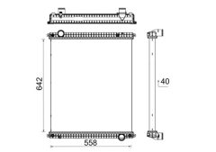 MAHLE CR380000P — Radiator răcire motor
