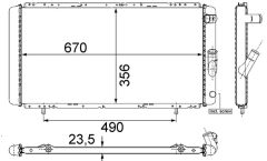 MAHLE CR426000S — Radiator răcire motor
