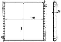 MAHLE CR861000P — Radiator răcire motor