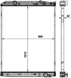 MAHLE CR862000P — Radiator răcire motor