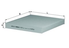 MAHLE LA343 — Салонный фильтр