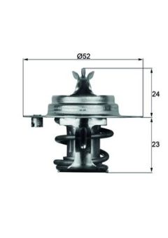 MAHLE TX788D — Termostat lichid răcire