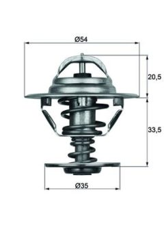MAHLE TX883D — Термостат