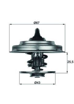 MAHLE TX1871D — Termostat lichid răcire