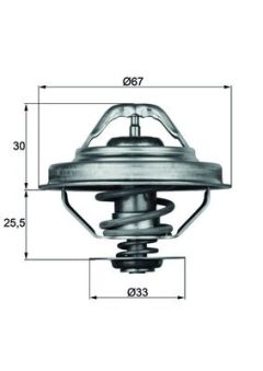 MAHLE TX2888D — Termostat lichid răcire