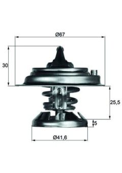 MAHLE TX2975D — Termostat lichid răcire