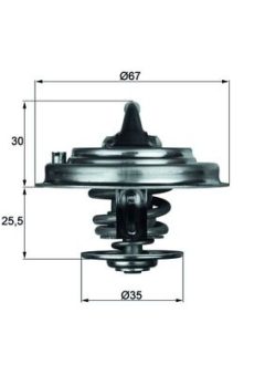 MAHLE TX3087D — Термостат