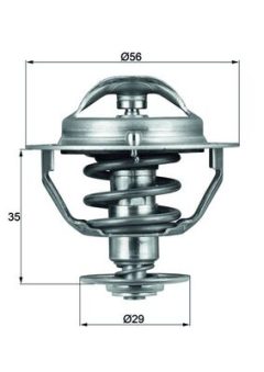 MAHLE TX7382D — Termostat lichid răcire