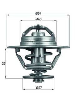 MAHLE TX9379D — Termostat lichid răcire