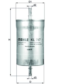 MAHLE KL767 — Filtru combustibil