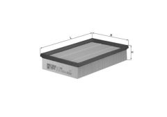 MAHLE LX1596 — Filtru de aer