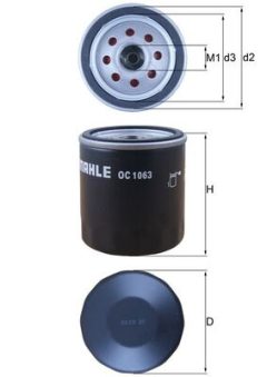 MAHLE OC1063 — Масляный фильтр