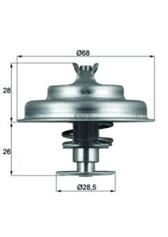 MAHLE TX7580D — Termostat lichid răcire