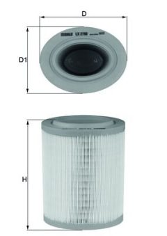 MAHLE LX2790 — Фильтр воздушный