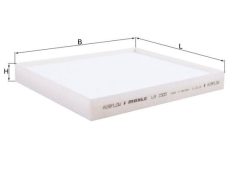 MAHLE LA1505 — Салонный фильтр