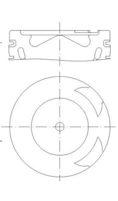 MAHLE 001PI00186000 — Piston motor