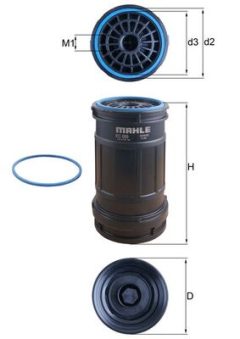 MAHLE KC699D — Топливный фильтр