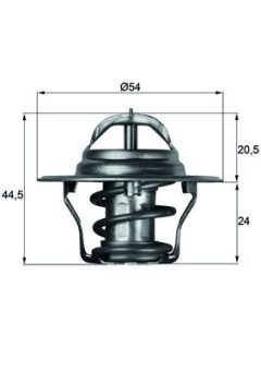 MAHLE TX483D — Термостат