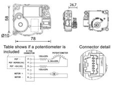 MAHLE AA58000P — Привод смесительной заслонки