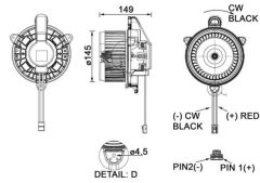 MAHLE AB278000P — Моторчик печки