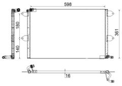 MAHLE AC171001S — Радиатор кондиционера
