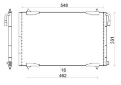 MAHLE AC220001S — Radiator aer condiționat