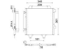 MAHLE AC459001S — Радиатор кондиционера