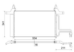 MAHLE AC790000S — Radiator aer condiționat