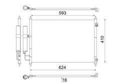 MAHLE AC829000S — Радиатор кондиционера