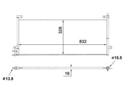 MAHLE AC884000S — Радиатор кондиционера