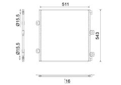 MAHLE AC926000S — Radiator aer condiționat