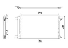 MAHLE AC939000S — Radiator aer condiționat