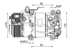 MAHLE ACP1460000P — Компрессор кондиционера