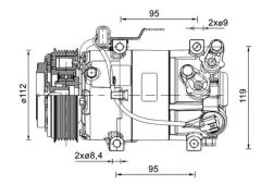MAHLE ACP1462000P — Компрессор кондиционера
