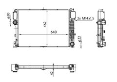 MAHLE CR38000S — Радиатор охлаждения