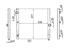 MAHLE CR1904000S — Radiator răcire motor