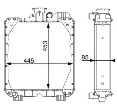 MAHLE CR108000S — Радиатор охлаждения