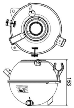 MAHLE CRT19000S — Расширительный бачок