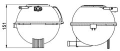 MAHLE CRT22000S — Расширительный бачок
