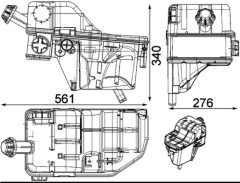 MAHLE CRT33000S — Vas de expansiune