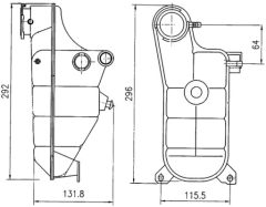 MAHLE CRT119000S — Vas de expansiune