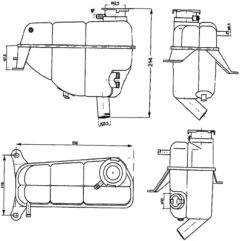 MAHLE CRT121000S — Расширительный бачок
